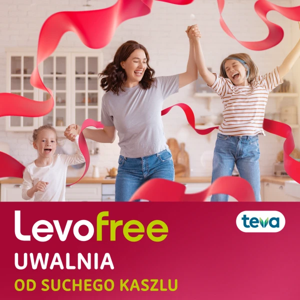 Levofree 6 mg/ml, od 2 lat, syrop na kaszel suchy, 120 ml