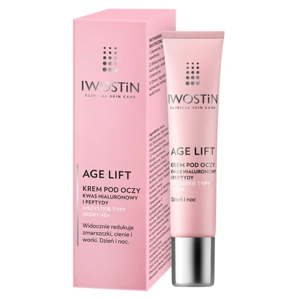 Zestaw Iwostin Age Lift, krem na dzień, skóra normalna i mieszana, SPF 15, 50 ml + krem pod oczy, 15 ml + serum przeciwzmarszczkowe, 30 ml