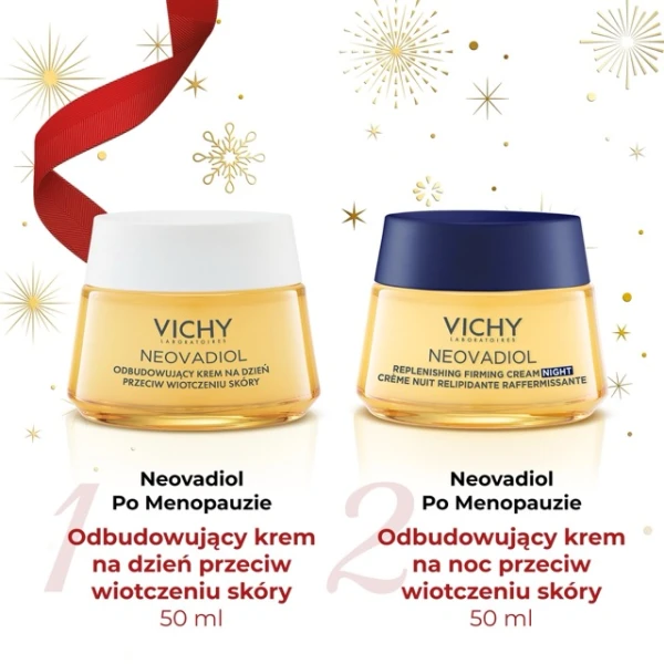 Zestaw Vichy Neovadiol Post-Menopause, krem na dzień, 50 ml + krem na noc, 50 ml