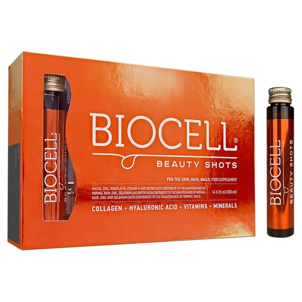 Biocell Beauty Shots, płyn, 25 ml x 14 fiolek