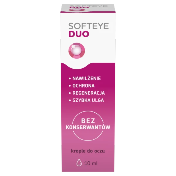 Softeye Duo, krople do oczu, 10 ml