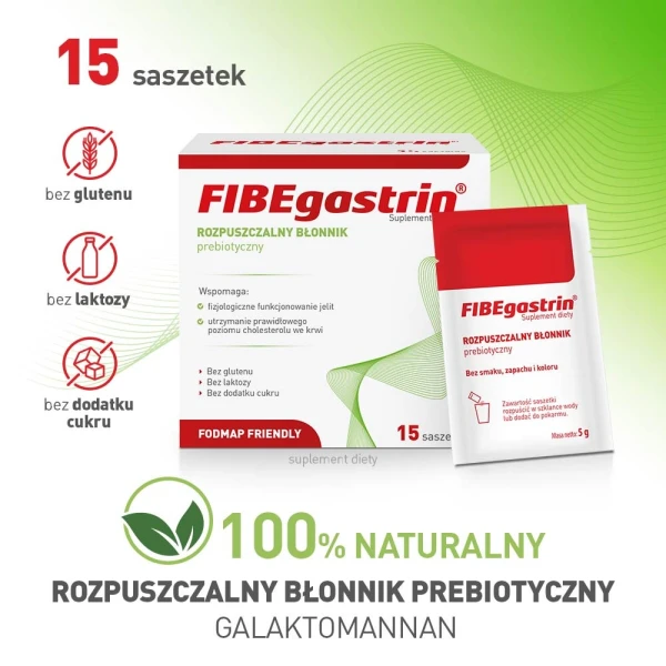 FIBEgastrin, 5 g x 15 saszetek