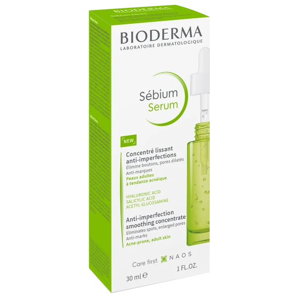 Bioderma Sebium, wygładzające serum przeciwstarzeniowe, 30 ml