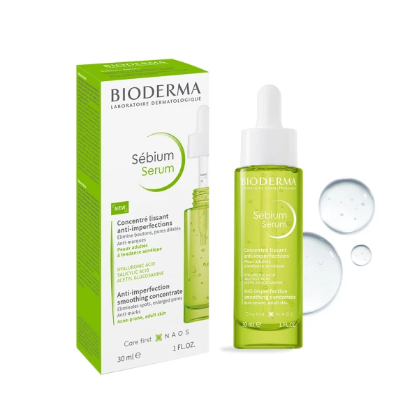 Bioderma Sebium, wygładzające serum przeciwstarzeniowe, 30 ml