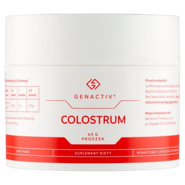 Genactiv Colostrum, proszek, 45 g