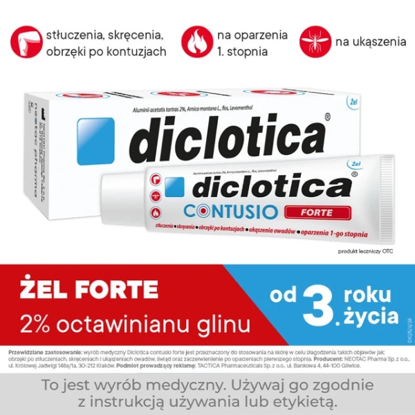 Diclotica Contusio Forte żel, 75 g