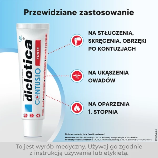 Diclotica Contusio Forte żel, 75 g