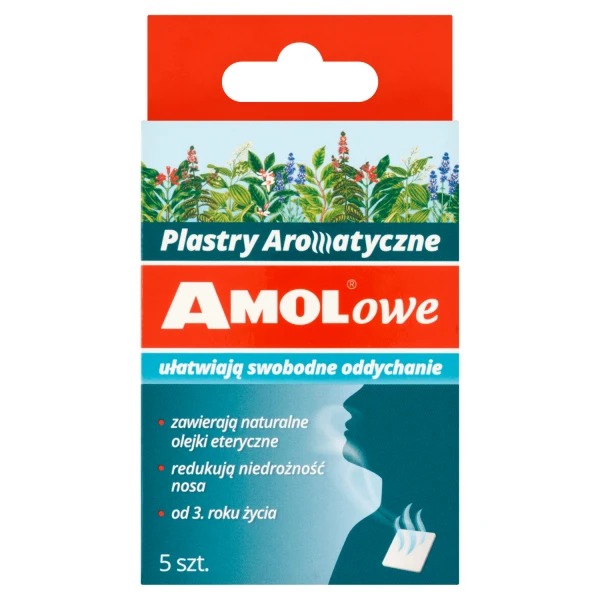 AMOLowe Plastry Aromatyczne, 5 sztuk