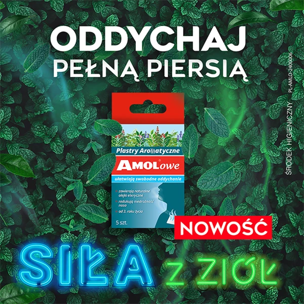 AMOLowe Plastry Aromatyczne, 5 sztuk