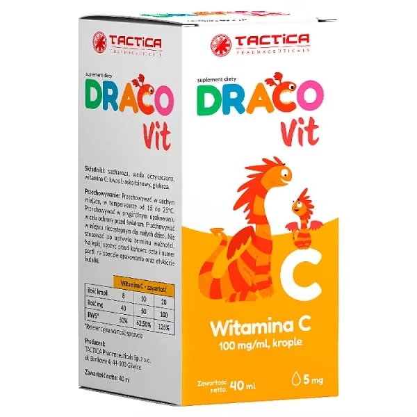 DRACOvit Witamina C, krople, 40 ml