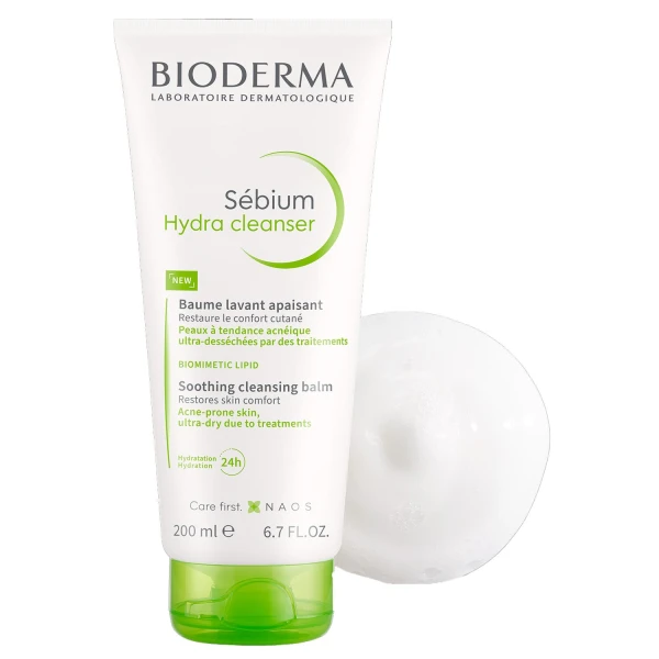 Bioderma Sebium Hydra Cleanser, oczyszczająca emulsja, 200 ml