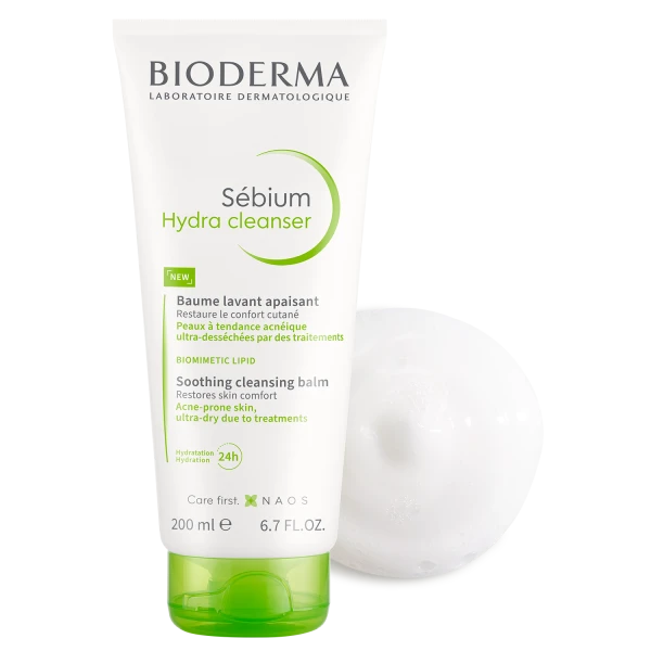 Bioderma Sebium Hydra Cleanser, oczyszczająca emulsja, 200 ml