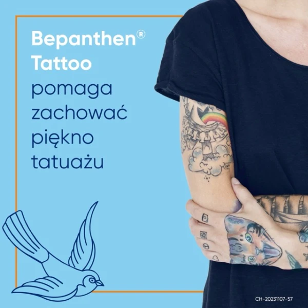 Bepanthen Tattoo, maść do pielęgnacji tatuażu, 50 g