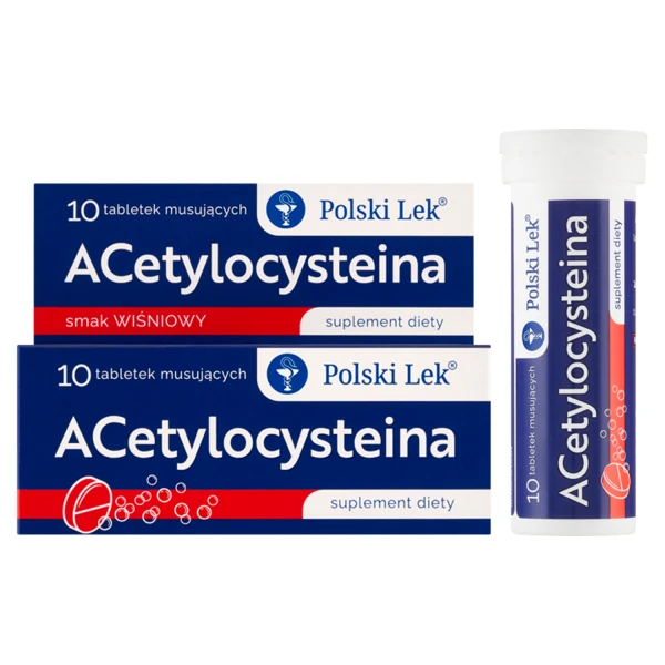 Acetylocysteina, 10 tabletek musujących