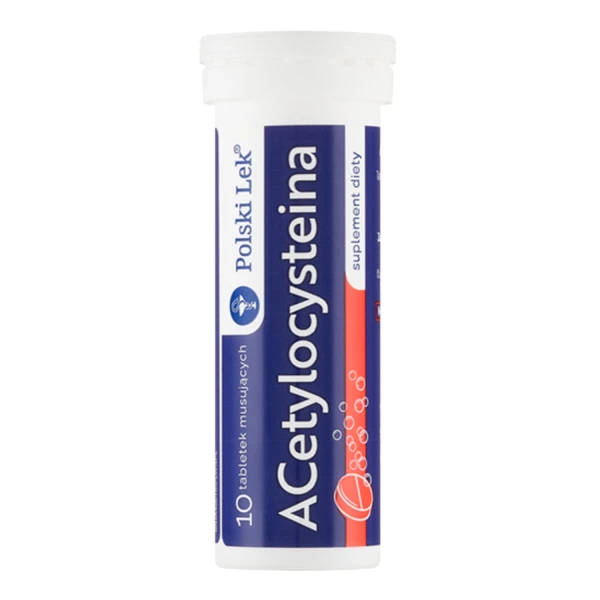 Acetylocysteina, 10 tabletek musujących