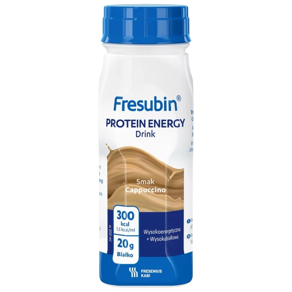 Fresubin Protein Energy Drink, preparat odżywczy, smak cappuccino, 4 x 200 ml