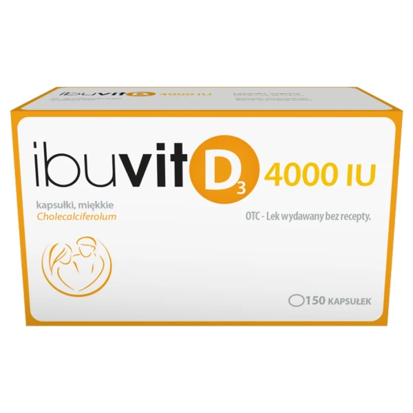 Ibuvit D3 4000 IU, 150 kapsułek