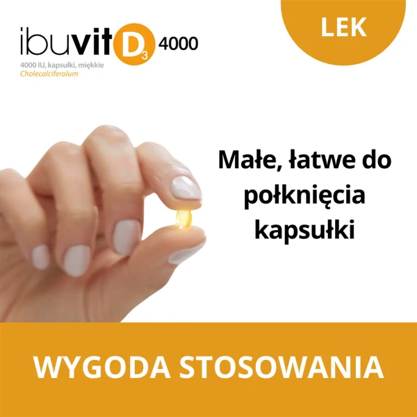 Ibuvit D3 4000 IU, 150 kapsułek