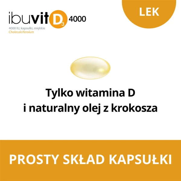 Ibuvit D3 4000 IU, 150 kapsułek