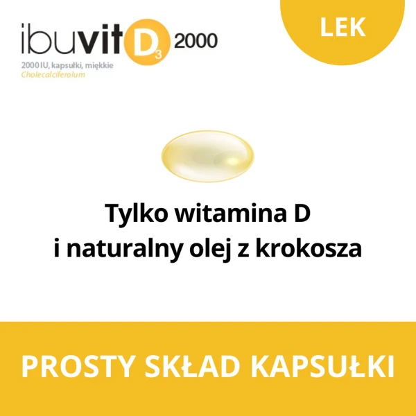 Ibuvit D3 2000 IU, 150 kapsułek