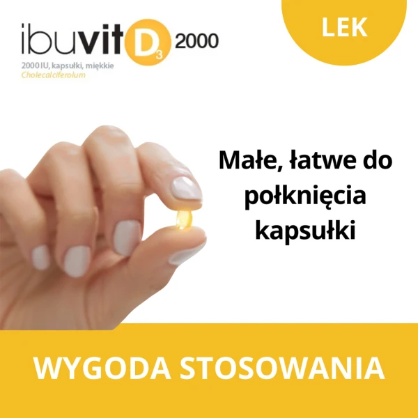 Ibuvit D3 2000 IU, 150 kapsułek