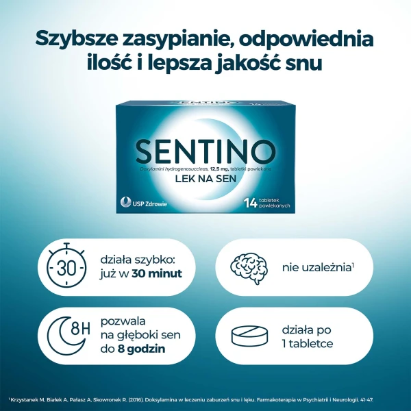 Sentino 12,5 mg, 14 tabletek powlekanych