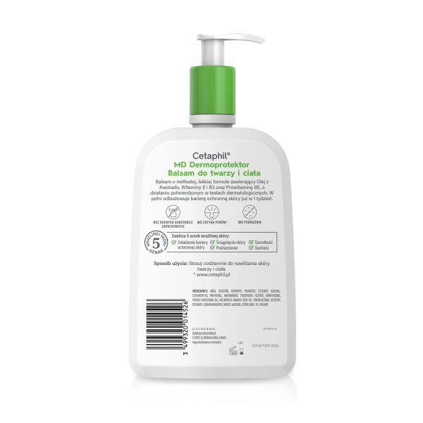 Cetaphil MD Dermoprotektor, balsam do twarzy i ciała, 1 l