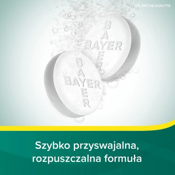 Aspirin C 400 mg + 240 mg, 40 tabletek musujących