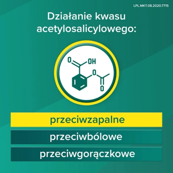 Aspirin C 400 mg + 240 mg, 40 tabletek musujących