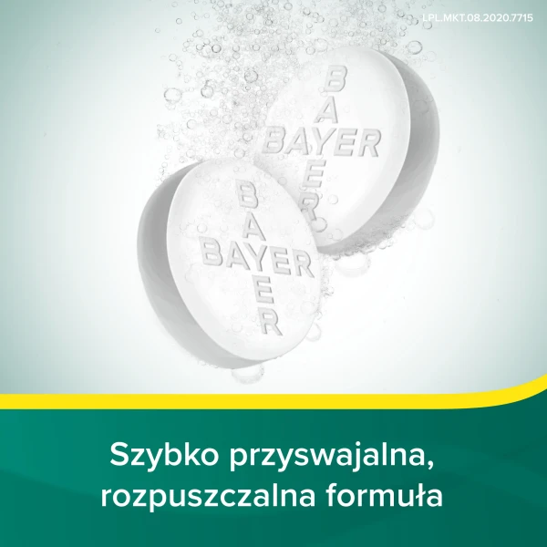 Aspirin C 400 mg + 240 mg, 40 tabletek musujących