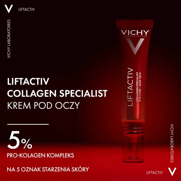 Vichy Liftactiv Collagen Specialist, krem pod oczy, 15 ml