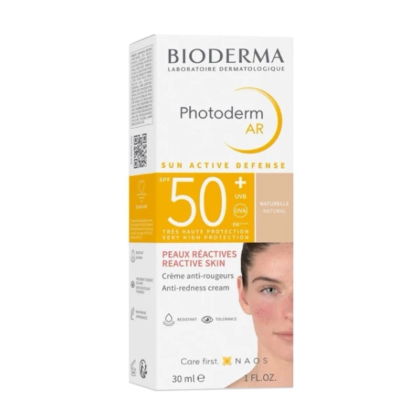 Bioderma Photoderm AR, ochronny krem tonujący, skóra wrażliwa z tendencją do zaczerwienień, SPF 50+, 30 ml