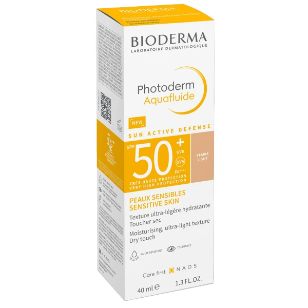 Bioderma Photoderm Aquafluide, ultralekki fluid przeciwsłoneczny do skóry normalnej, jasny, SPF 50+, 40 ml