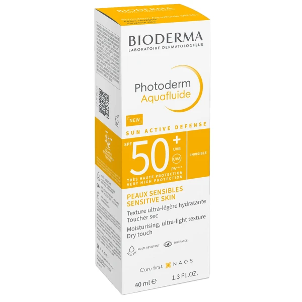 Bioderma Photoderm Aquafluide, ultralekki fluid przeciwsłoneczny do skóry normalnej, bezbarwny, SPF 50+, 40 ml