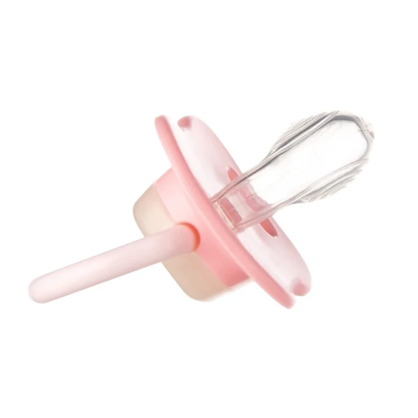 Canpol Babies, smoczek uspokajający, od 18 miesiąca, silikonowy, symetryczny, świecący w ciemności, Exotic Animals, panda, 1 sztuka