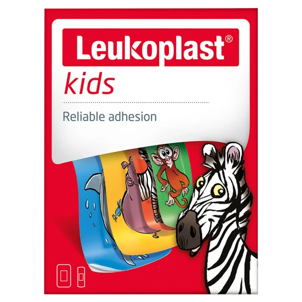 Leukoplast Kids, plastry z opatrunkiem, 2 rozmiary, 12 sztuk