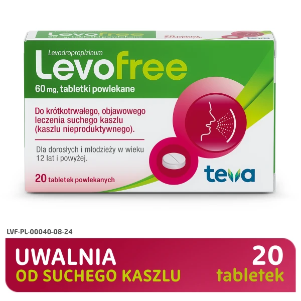 Levofree 60 mg, 20 tabletek powlekanych