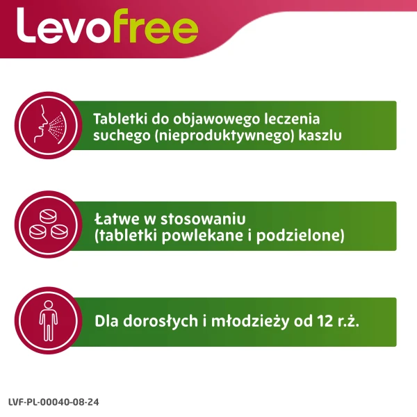 Levofree 60 mg, 20 tabletek powlekanych