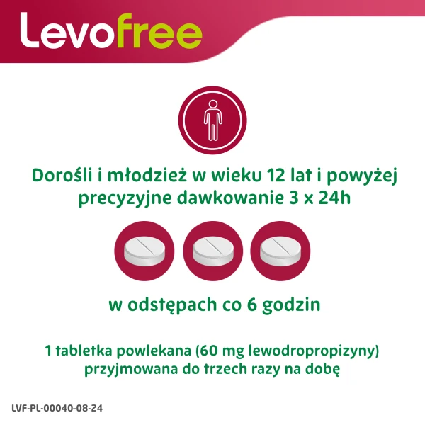 Levofree 60 mg, 20 tabletek powlekanych