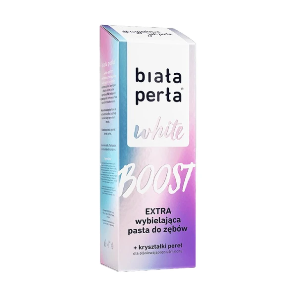 Biała Perła, White Boost, Wybielająca pasta do zębów, 75 ml 