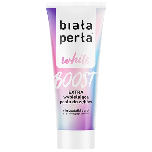 Biała Perła, White Boost, Wybielająca pasta do zębów, 75 ml 