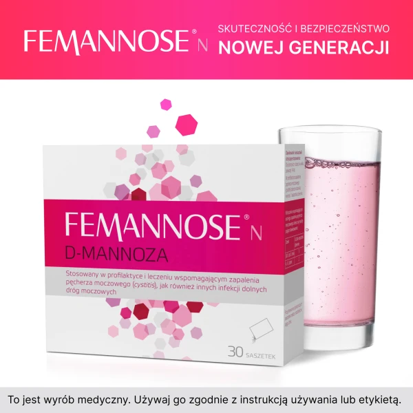 Femannose N, D-mannoza, 30 saszetek