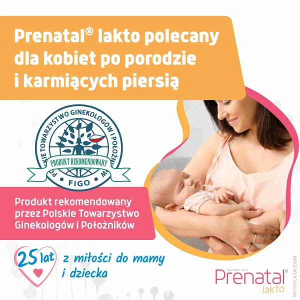 Prenatal Lakto, 30 kapsułek twardych + 30 kapsułek miękkich