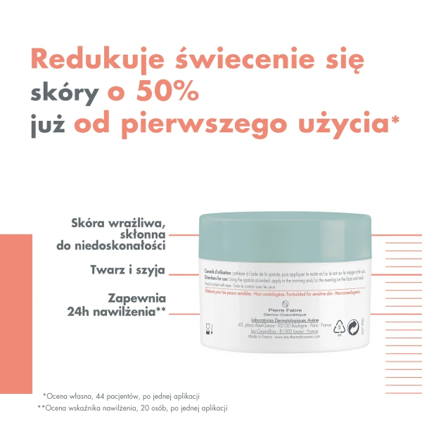 Avene Cleanance Aqua-gel, żel matujący, 50 ml