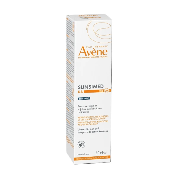 Avene SunsiMed KA, bardzo wysoka ochrona dla skóry wrażliwej i skłonnej do rogowacenia słonecznego, SPF 50+, 80 ml