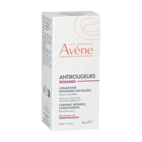 Avene Antirougeurs Rosamed, Koncentrat na utrwalone zaczerwienienia skóry wrażliwej, 30 ml