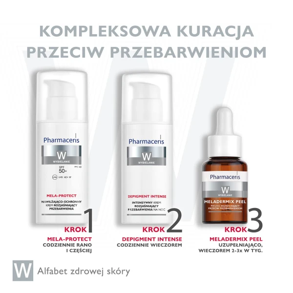 Pharmaceris W Melacyd, dermo-ochronny krem wybielający przebarwienia na dzień, SPF 50+, 50 ml