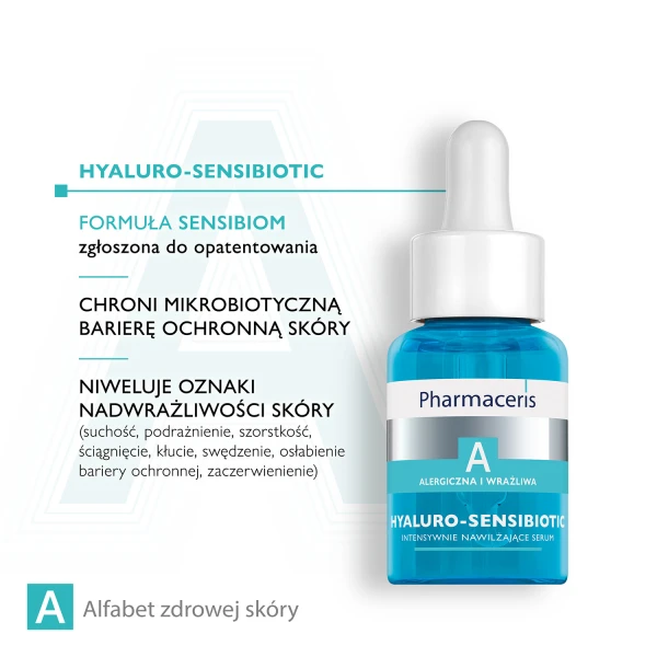 Pharmaceris A, Hyaluro-Sensibiotic, Intensywne Nawilżające Serum, 30 ml