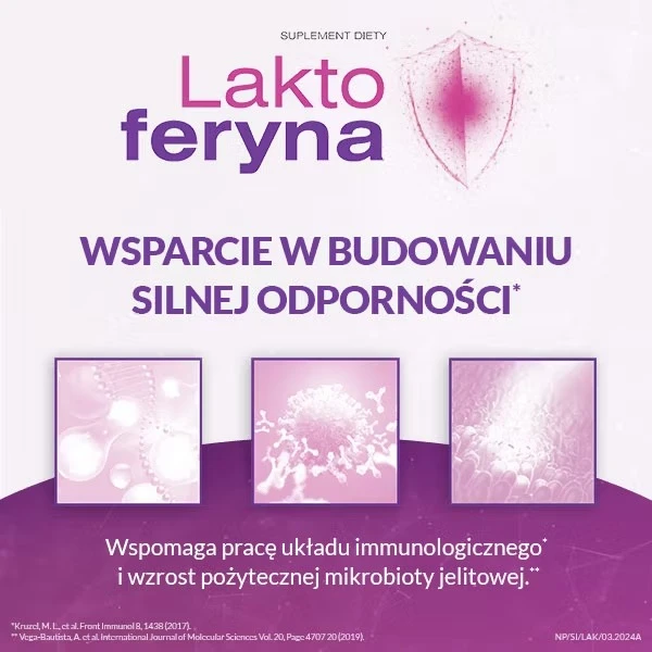 Laktoferyna, 15 kapsułek