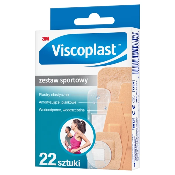 Viscoplast Zestaw Sportowy, plastry, 22 sztuki